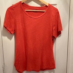 Bobeau Vibrant Red Short Sleeve Tee